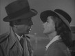 Humphrey Bogart e Greta Garbo nel film Casablanca