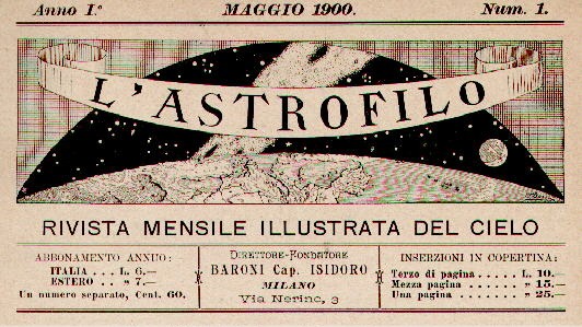 [L'astrofilo. Frontespizio]