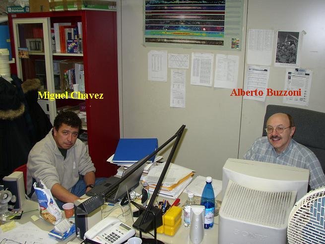 Miguel Chavez (left) and Alberto Buzzoni (right)
