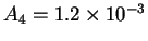 $A_4=1.2\times 10^{-3}$