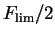 $F_{\rm lim}/2$