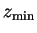 $z_{\rm min}$