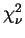 $\chi^2_\nu$