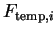 $F_{{\rm temp},i}$