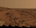 Marte, panorama da Mars Rover, NASA