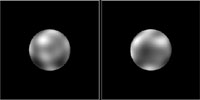 Immagini di Plutone derivate da osservazioni fatte da NASA Hubble Space Telescope con ESA Faint Object Camera